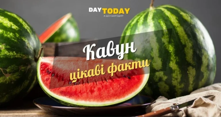 Цікаві факти про кавуна